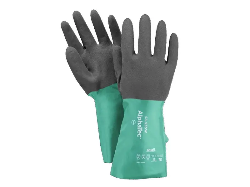 Ansell AlphaTec 58-535W handschoen nitril chemiebestendig