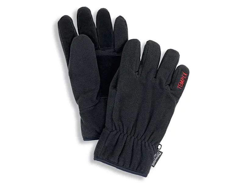 HB Tempex handschoen koudebestendig polar-fleece zwart