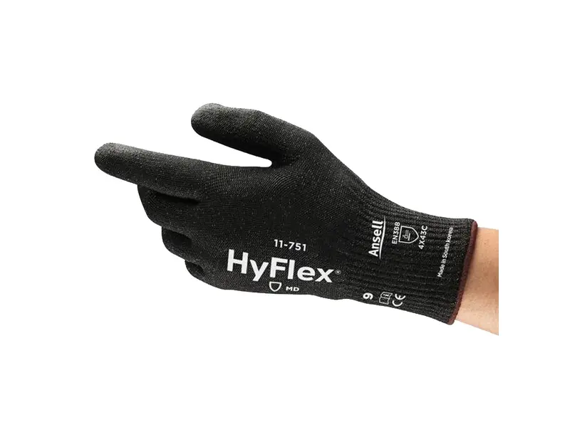 Ansell HyFlex 11-751 handschoen PU snijbestendig