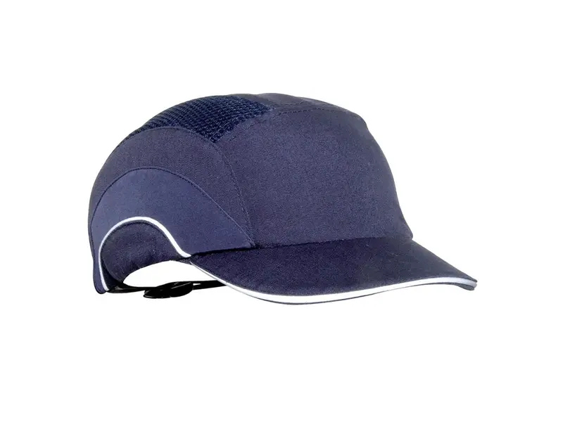 JSP HardCap A1+ stootpet HDPE korte klep 50 mm marineblauw