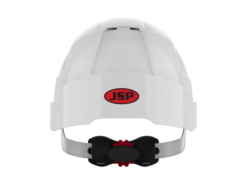 JSP EVOLite veiligheidshelm ABS 6-punt draaiknop wit