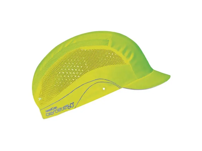 JSP HardCap Aerolite 60 stootpet met micro klep 25 mm fluo geel