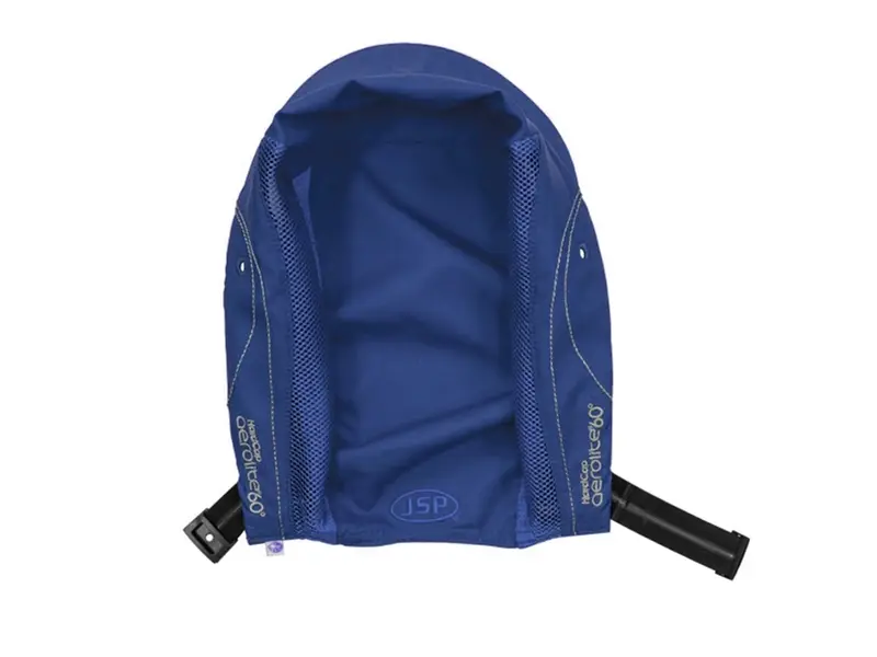Hoes voor JSP HardCap Aerolite 60 stootpet micro klep 25 mm marineblauw