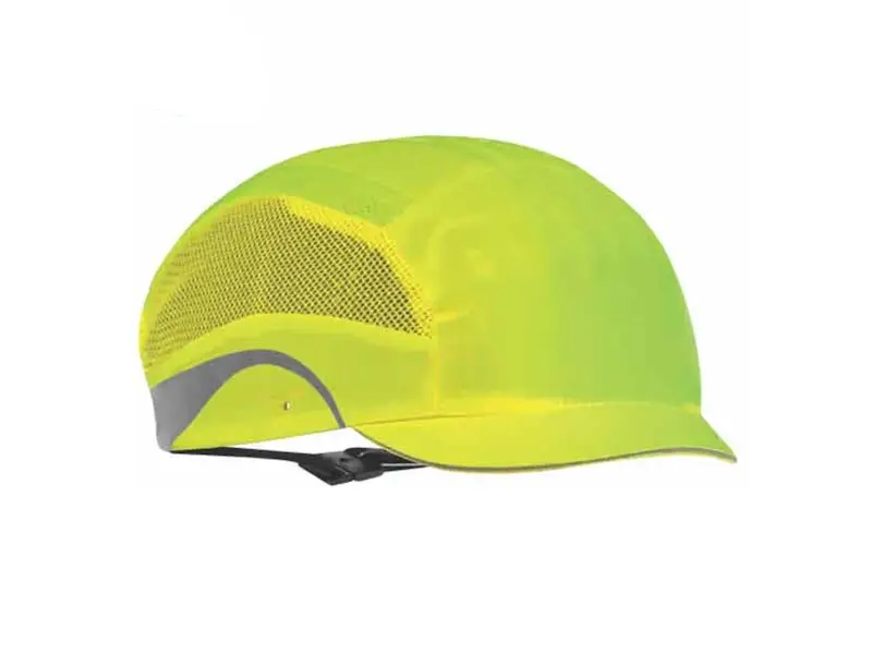 JSP HardCap Aerolite stootpet HDPE micro klep 25 mm fluo geel