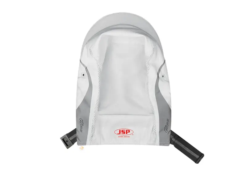 Hoes voor JSP HardCap Aerolite stootpet micro klep 25 mm wit
