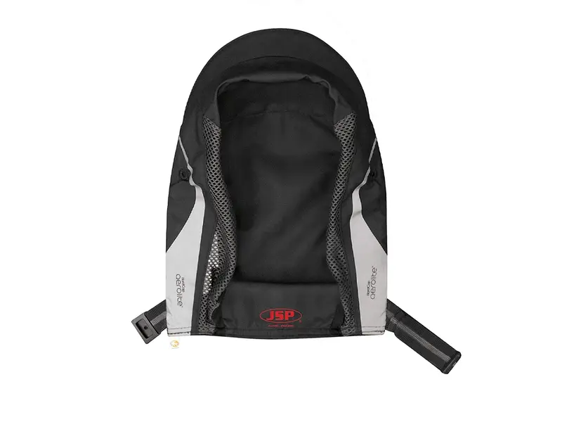 Hoes voor JSP HardCap Aerolite stootpet micro klep 25 mm zwart