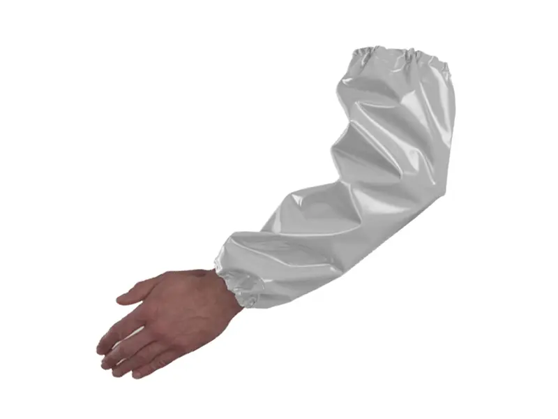 Manulatex Delta overmouw PU 200 mu 45 cm wit