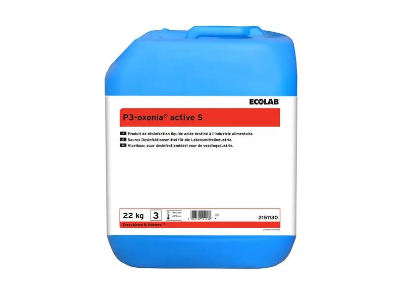 Ecolab P3-Oxonia Active S zuur desinfectiemiddel 22 kg