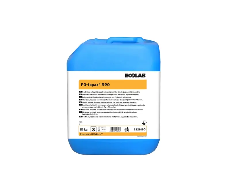 Ecolab P3-Topax 990 neutraal schuimdesinfectiemiddel 10 kg