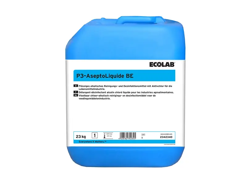 Ecolab P3-AseptoLiquide BE reiniging en desinfectiemiddel 23 kg (BE)