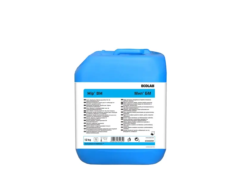 Ecolab Mip BM sterk alkalisch reinigingsmiddel CIP 12 kg