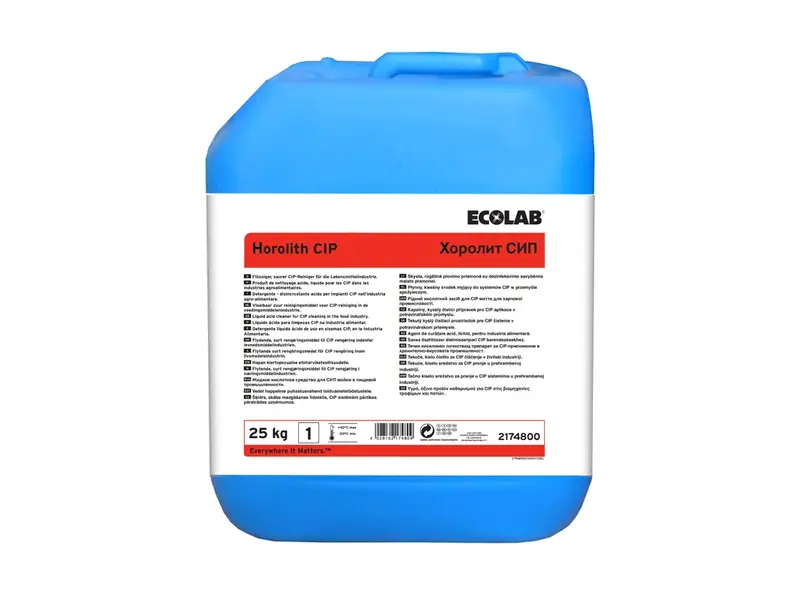 Ecolab Horolith CIP vloeibaar zuur reinigingsmiddel 25 kg