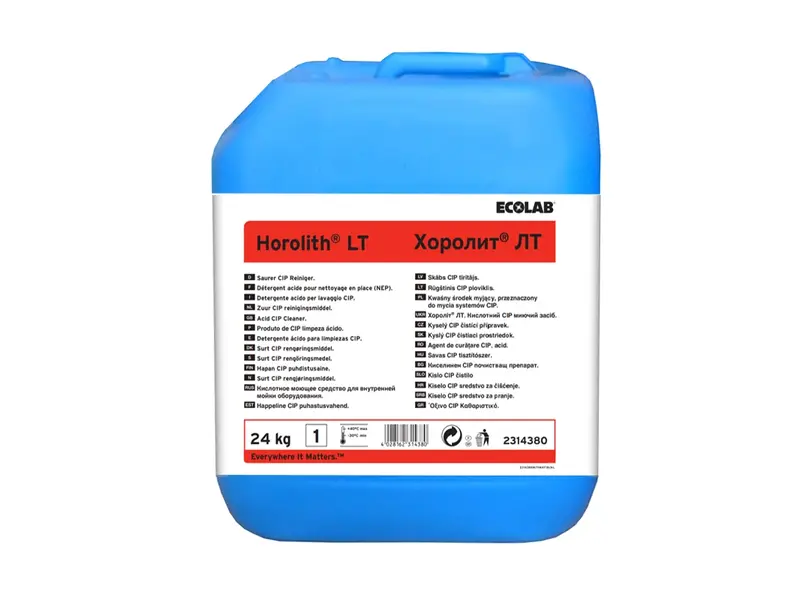 Ecolab Horolith LT zuur reinigingsmiddel CIP 24 kg