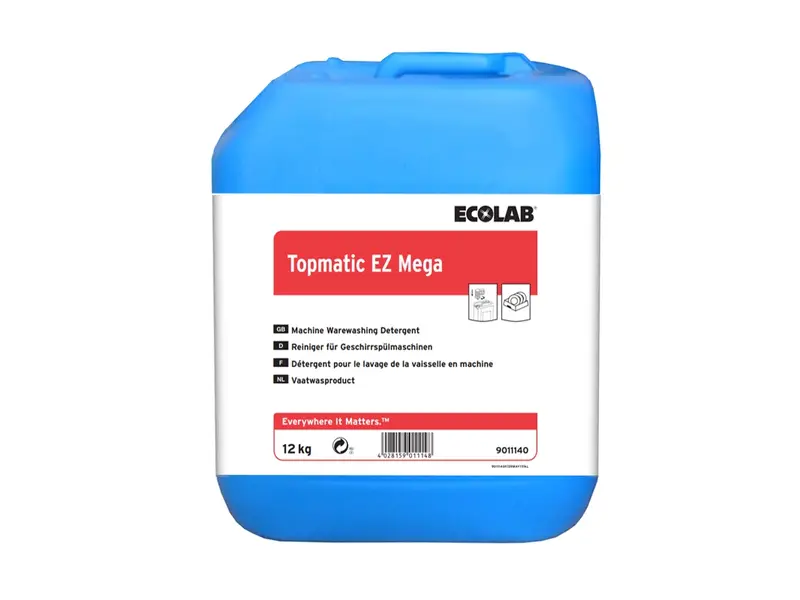 Ecolab Topmatic EZ Mega vaatwasmiddel jerrycan 12 kg