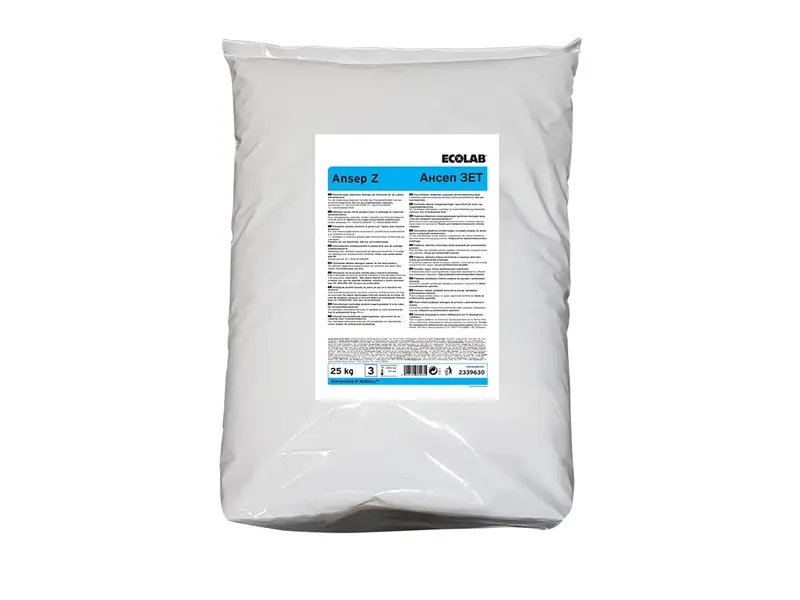 Ecolab Ansep Z licht alkalisch reinigingsmiddel 25 kg