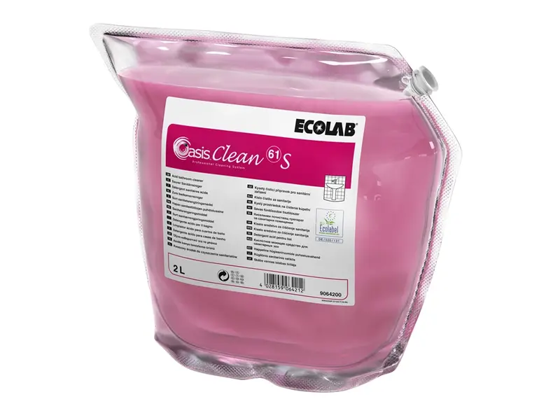 Ecolab Oasis Clean 61 S zure sanitairreiniger 2x2 liter