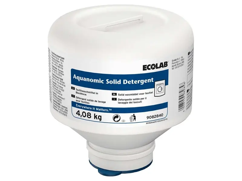 Ecolab Aquanomic Solid Detergent wasmiddel 4080 gr