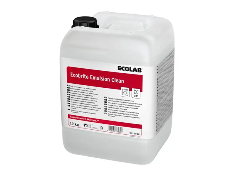 Ecolab Ecobrite Emulsion Clean alkalisch wasmiddel 12 kg