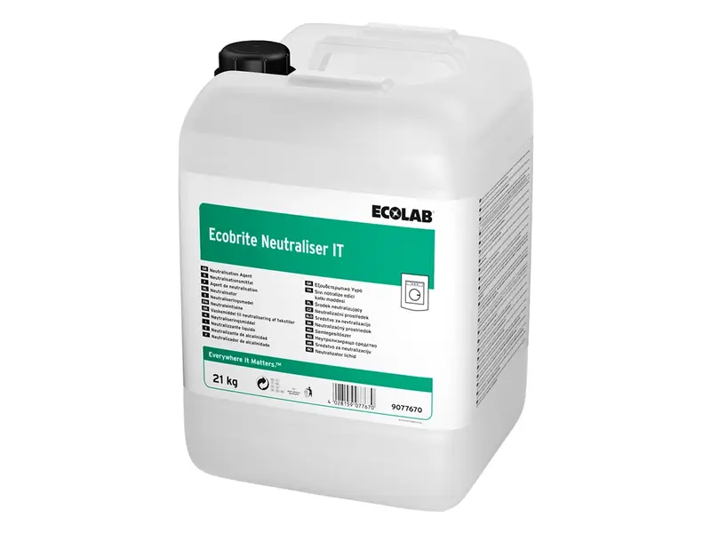 Ecolab Ecobrite Neutraliser It wasverzachter jerrycan 21 kg