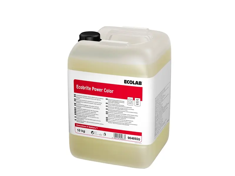 Ecolab Ecobrite Power Color waskrachtversterkers jerrycan 10 liter