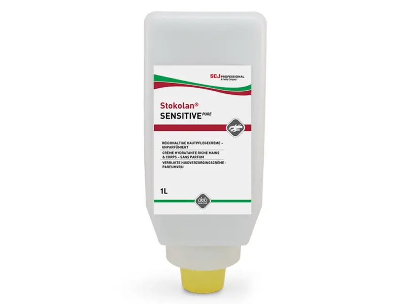 Deb Stokolan Sensitive PURE huidverzorgende crème 1 liter softbottle