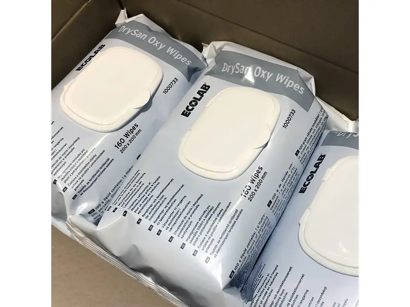 Ecolab DrySan Oxy Wipes reinigings- en desinfectiedoekjes blauw 700 stuks