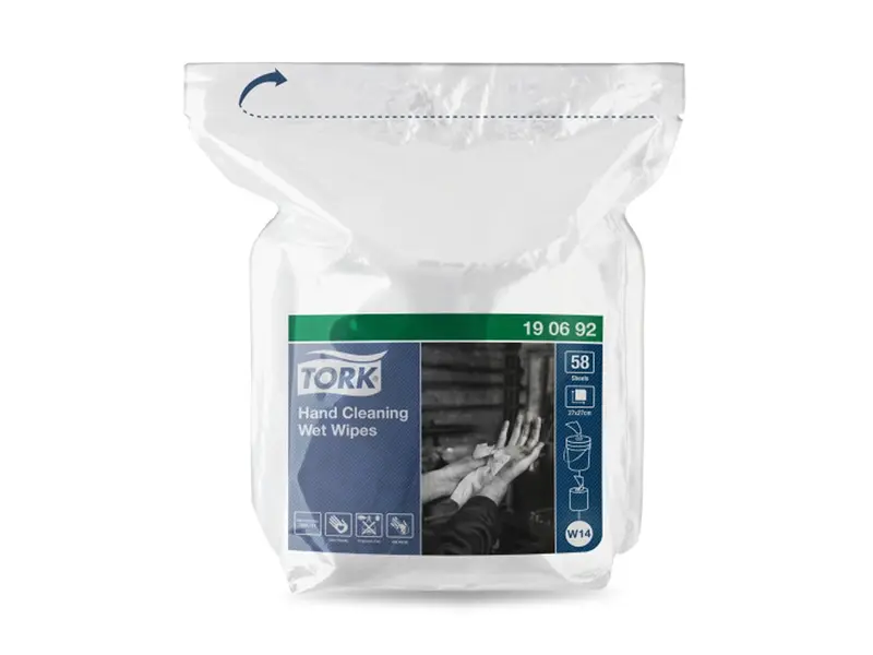 Tork Hand Cleaning vochtige reinigingsdoekjes W14 navulling
