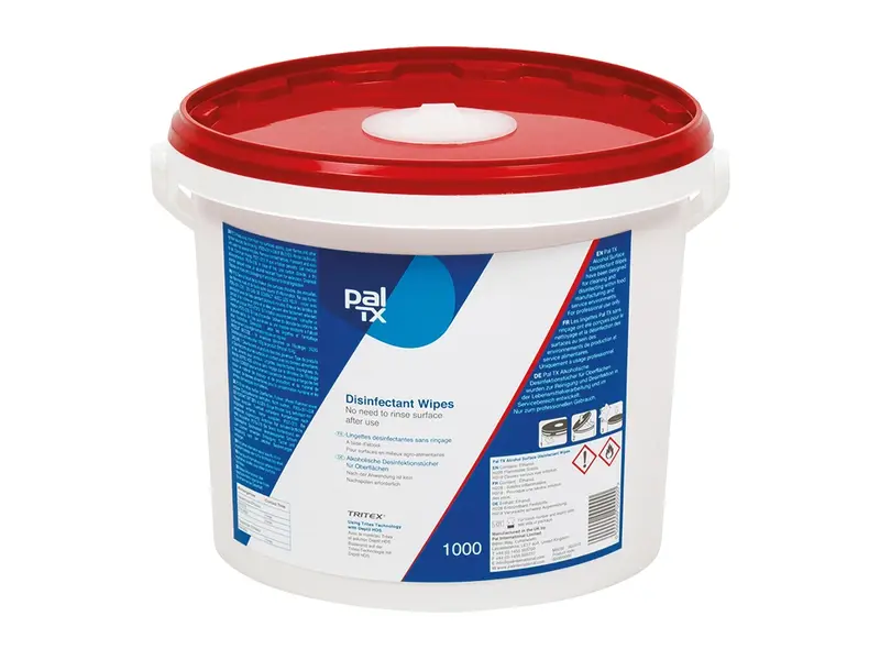 PAL TX IPA desinfectie wipes oppervlakken food safe emmer 1000 stuks