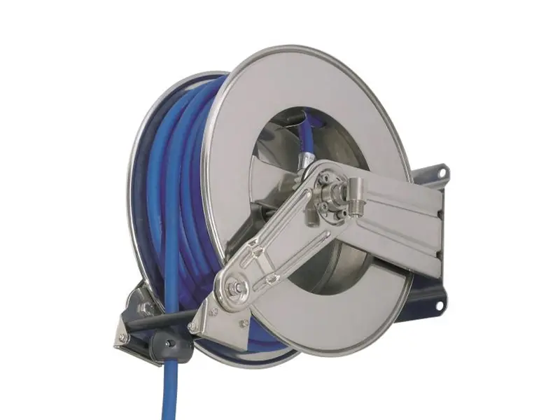 Automatische slanghaspel RVS voor 20 m 1/2'' slang