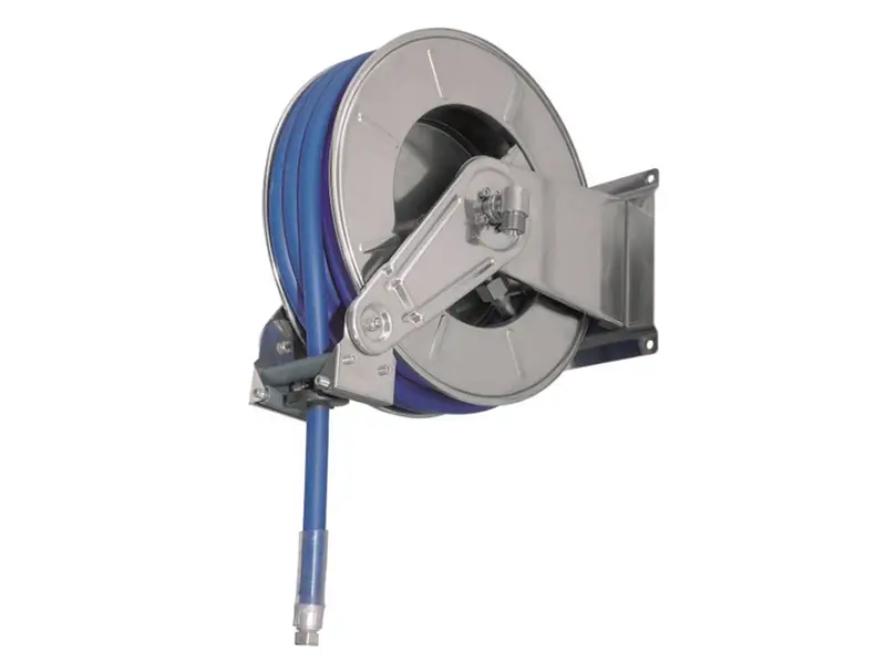 Slanghaspel RVS met 3/4'' slang en 2 m toevoerslang