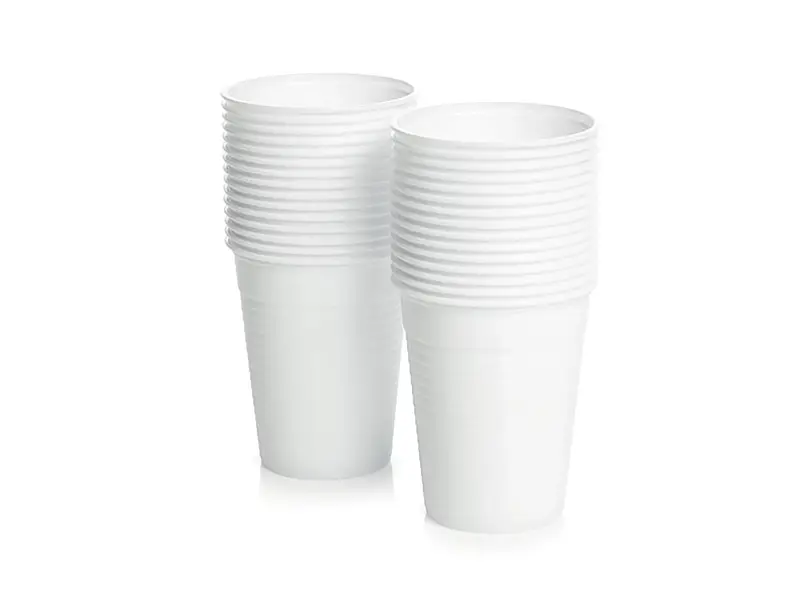 Automaten koffiebekertjes PS ø70,3 mm 180 ml wit