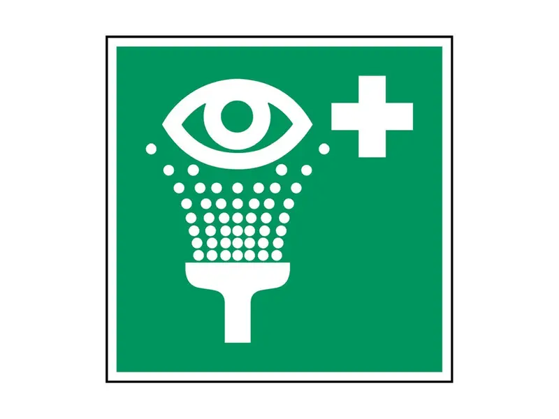 Sticker ogen spoelen PIC 354