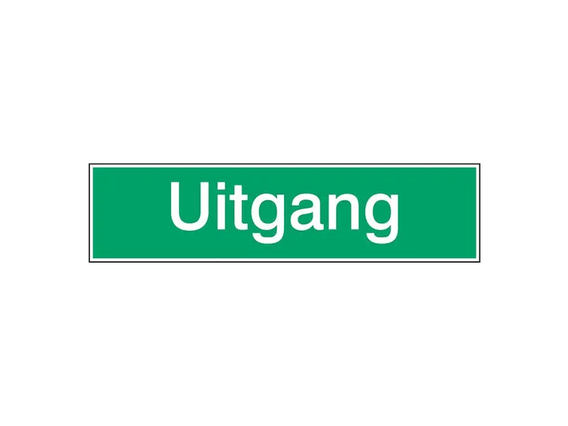 Sticker nooduitgang STN 723