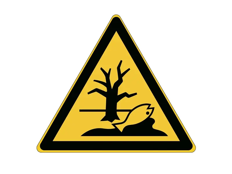 Sticker gevaar voor het milieu W072 B-862