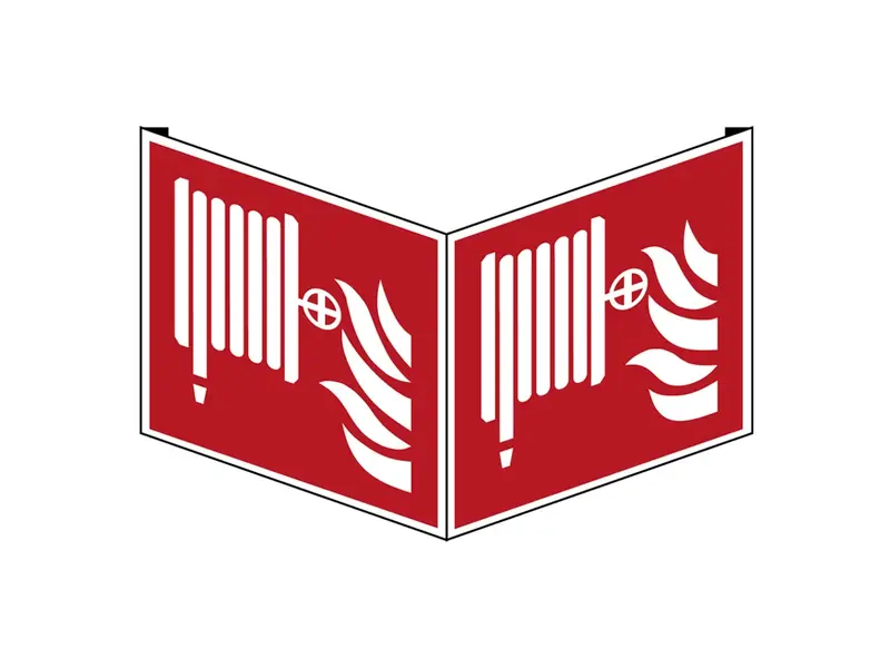 Bord brandslang F002 panoramisch PVC