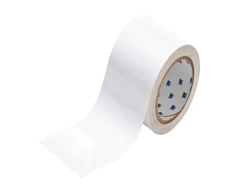 Brady reflecterend waarschuwingstape 50 mm wit
