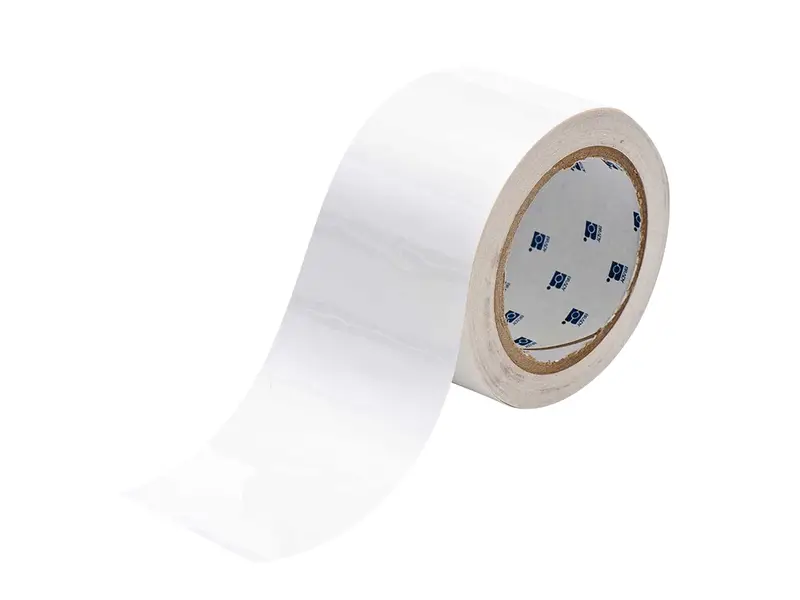 Brady reflecterend waarschuwingstape 50 mm wit