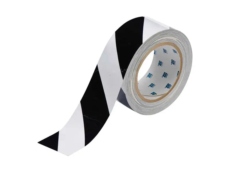 Afbakeningstape ToughStripe PE zwart-wit