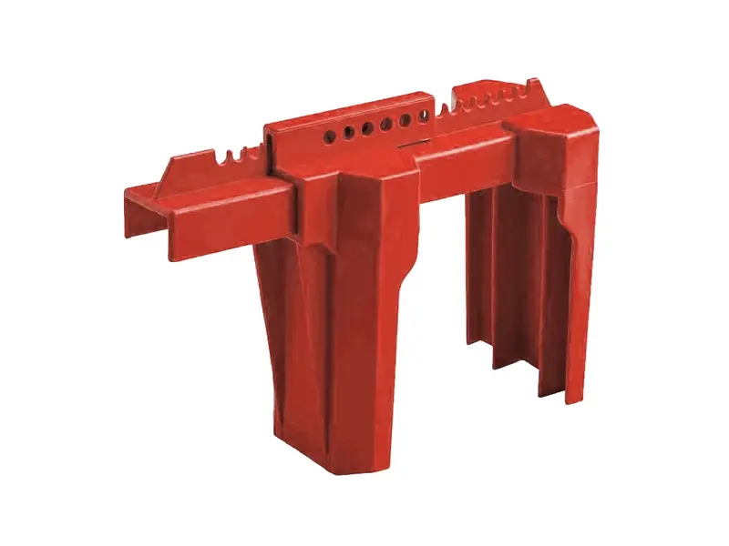 Brady vergrendelingssysteem kogelkraan groot 50-200 mm rood