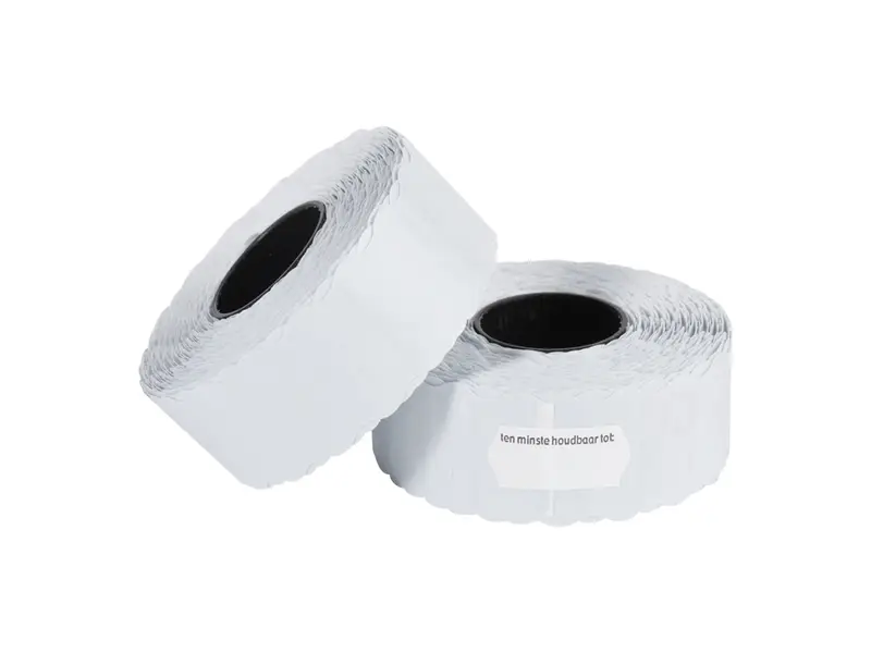 Prijsetiket "ten minste houdbaar tot" permanent 26x12 mm wit