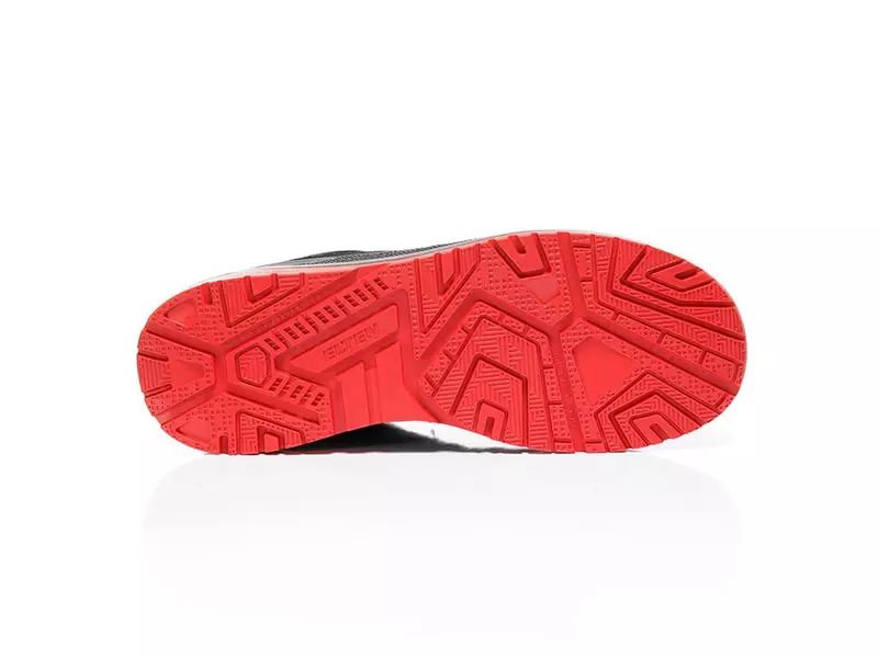 Elten Maverick Black-Red Low veiligheidsschoen S3 SRC ESD