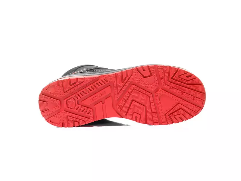 Elten Maverick Black-Red Mid veiligheidsschoen S3 SRC ESD