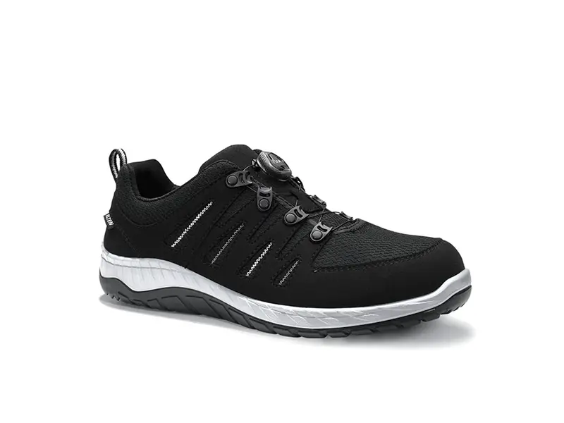 Elten Maddox Black-Grey Low veiligheidsschoen BOA-sluiting S3 SRC ESD