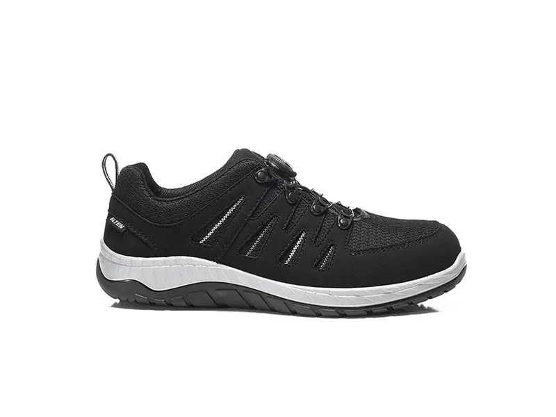 Elten Maddox Black-Grey Low veiligheidsschoen BOA-sluiting S3 SRC ESD