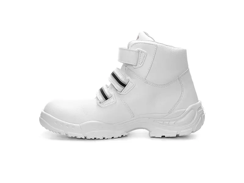 Elten White Strap Mid veiligheidsschoen food klittenband S3 SRC ESD