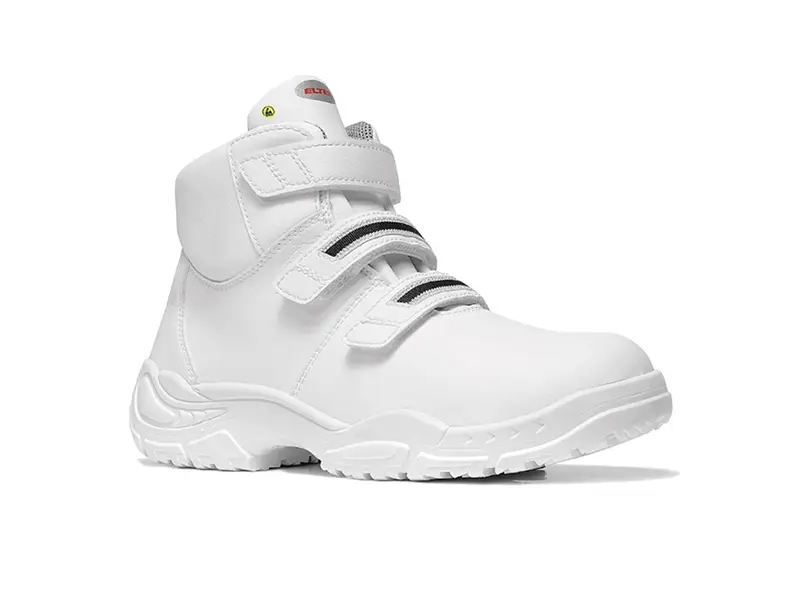 Elten White Strap Mid veiligheidsschoen food klittenband S3 SRC ESD