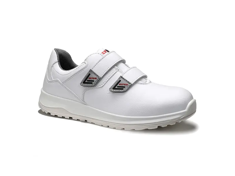 Elten White Grip Low veiligheidsschoen food klittenband S2 SRC ESD