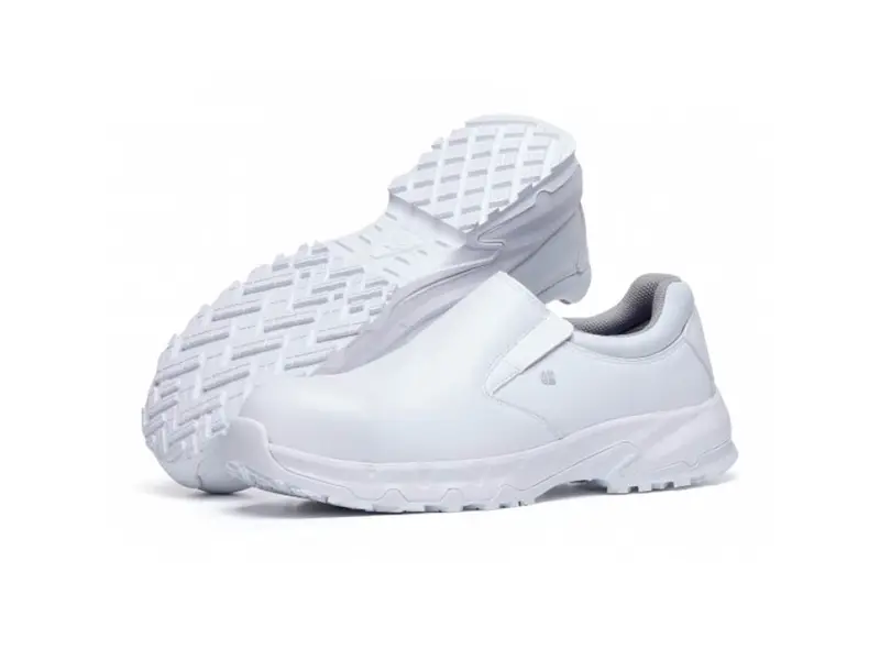 Shoes for Crews Brandon veiligheidsschoen food instapper S3 SRC wit