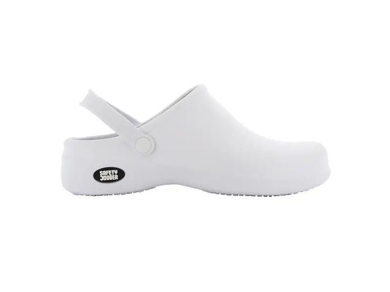 Safety Jogger Bestlight1 food werkklomp open hiel met bandje OB SRC zwart