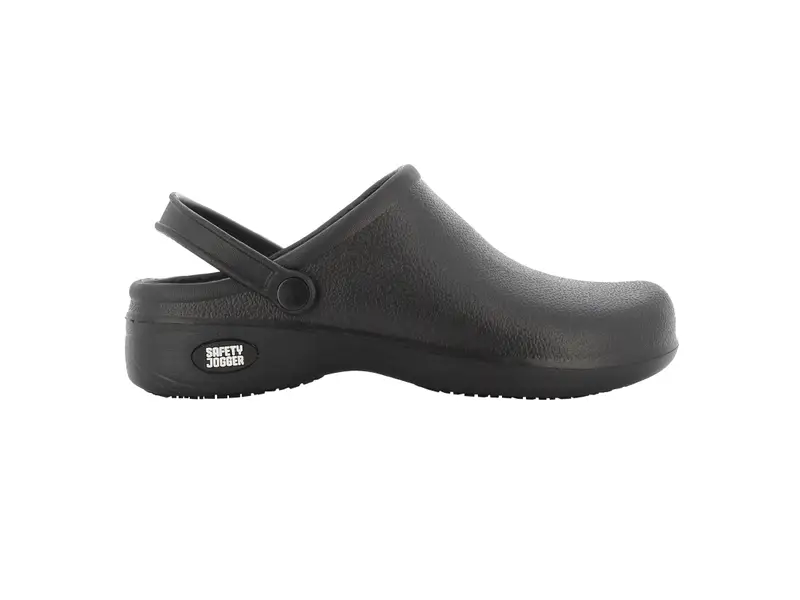 Safety Jogger Bestlight1 food werkklomp open hiel met bandje OB SRC zwart